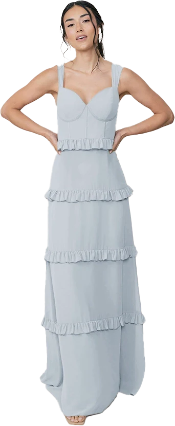 Sloane Chiffon Dress | Made To Order - Image 137