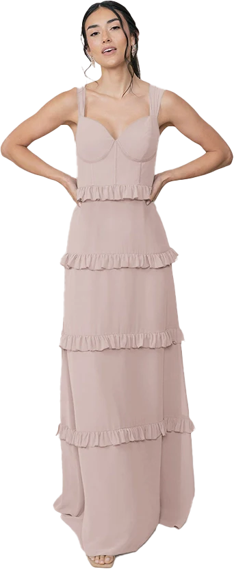 Sloane Chiffon Dress | Made To Order - Image 138