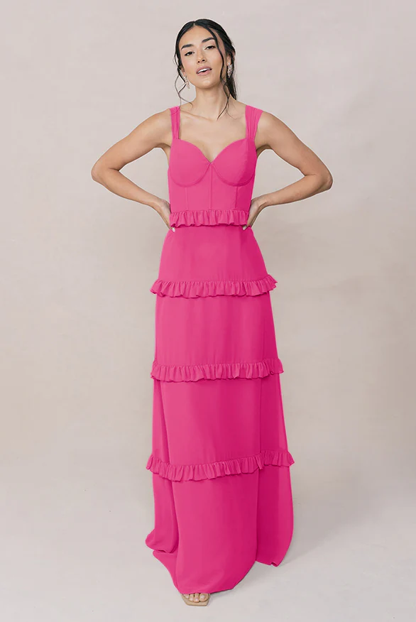 Sloane Chiffon Dress | Made To Order - Image 140