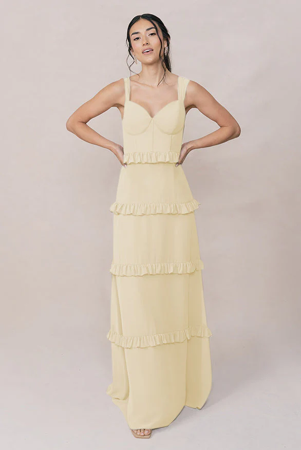 Sloane Chiffon Dress | Made To Order - Image 146