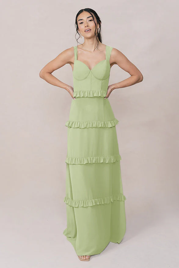 Sloane Chiffon Dress | Made To Order - Image 152