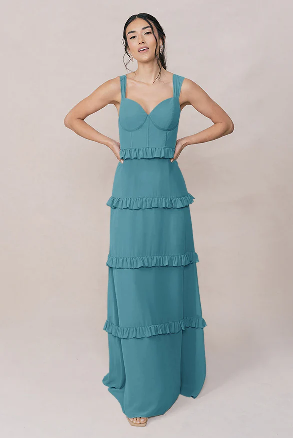 Sloane Chiffon Dress | Made To Order - Image 26
