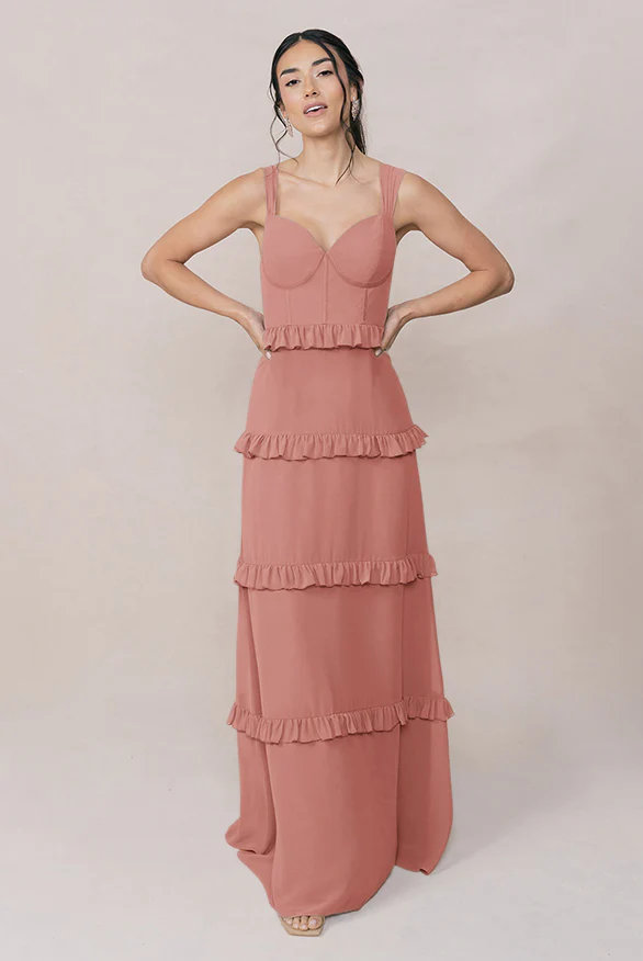 Sloane Chiffon Dress | Made To Order - Image 28