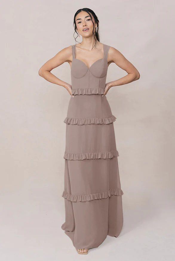 Sloane Chiffon Dress | Made To Order - Image 42
