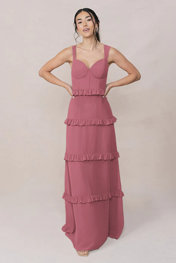 Sloane Chiffon Dress | Made To Order - Image 74
