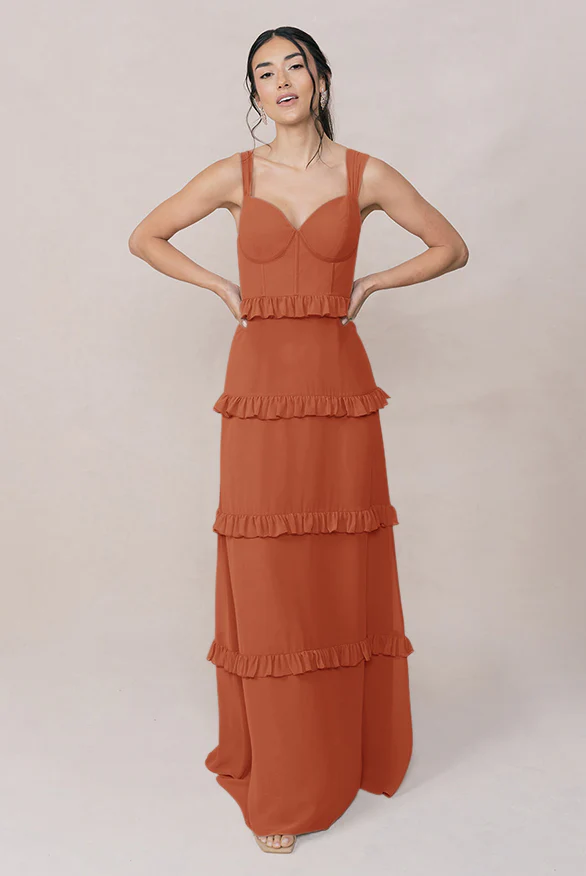 Sloane Chiffon Dress | Made To Order - Image 78