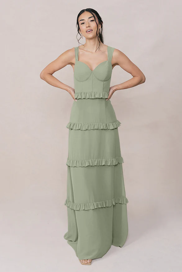 Sloane Chiffon Dress | Made To Order - Image 94