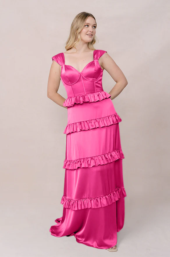 Sloane Satin Dress | Made To Order - Image 107