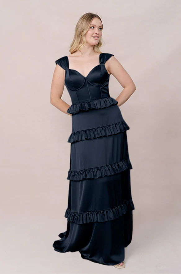 Sloane Satin Dress | Made To Order - Image 113