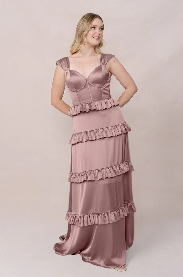 Sloane Satin Dress | Made To Order - Image 123