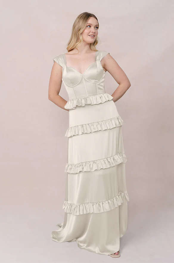 Sloane Satin Dress | Made To Order - Image 137