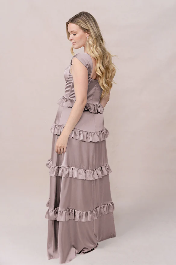 Sloane Satin Dress | Made To Order - Image 142