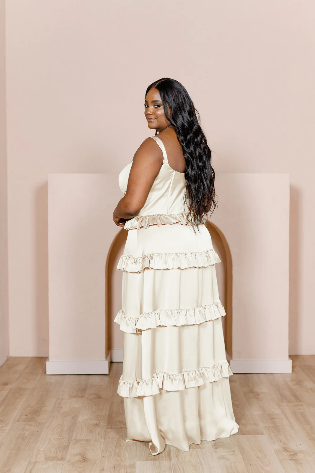 Sloane Satin Dress | Made To Order - Image 150