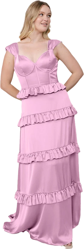 Sloane Satin Dress | Made To Order - Image 154