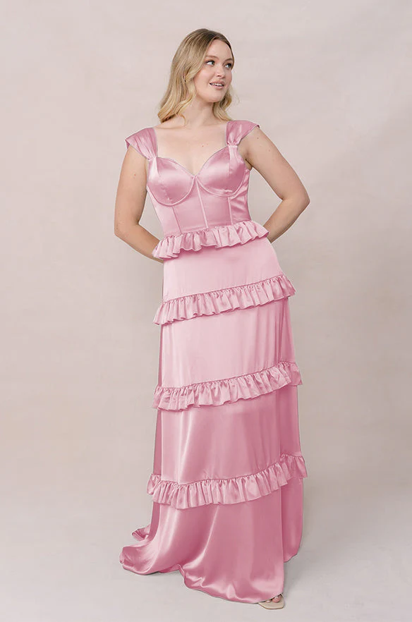 Sloane Satin Dress | Made To Order - Image 160