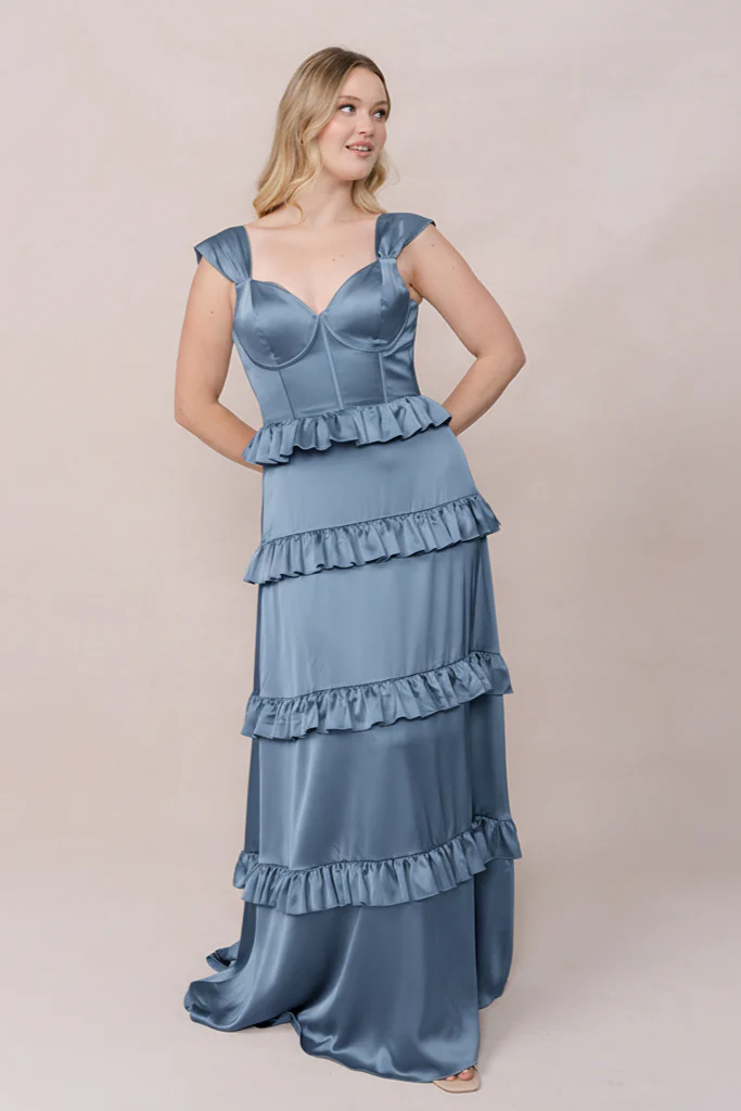 Sloane Satin Dress | Made To Order - Image 162
