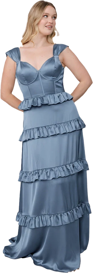 Sloane Satin Dress | Made To Order - Image 165