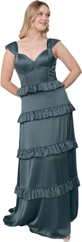 Sloane Satin Dress | Made To Order - Image 23