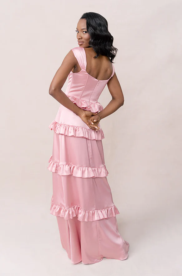 Sloane Satin Dress | Made To Order - Image 3