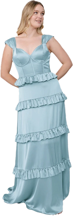 Sloane Satin Dress | Made To Order - Image 31