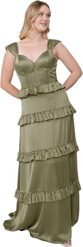 Sloane Satin Dress | Made To Order - Image 37