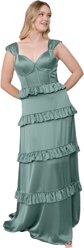 Sloane Satin Dress | Made To Order - Image 43