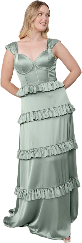 Sloane Satin Dress | Made To Order - Image 47