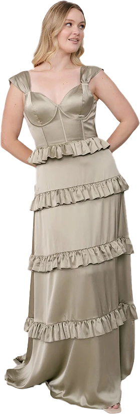 Sloane Satin Dress | Made To Order - Image 48