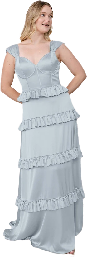 Sloane Satin Dress | Made To Order - Image 49