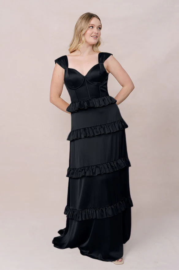 Sloane Satin Dress | Made To Order - Image 59