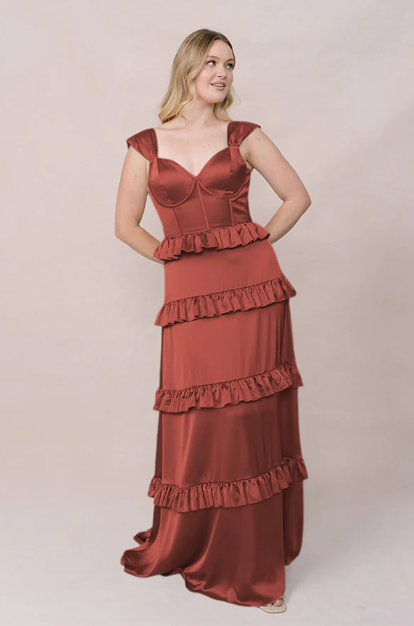 Sloane Satin Dress | Made To Order - Image 67