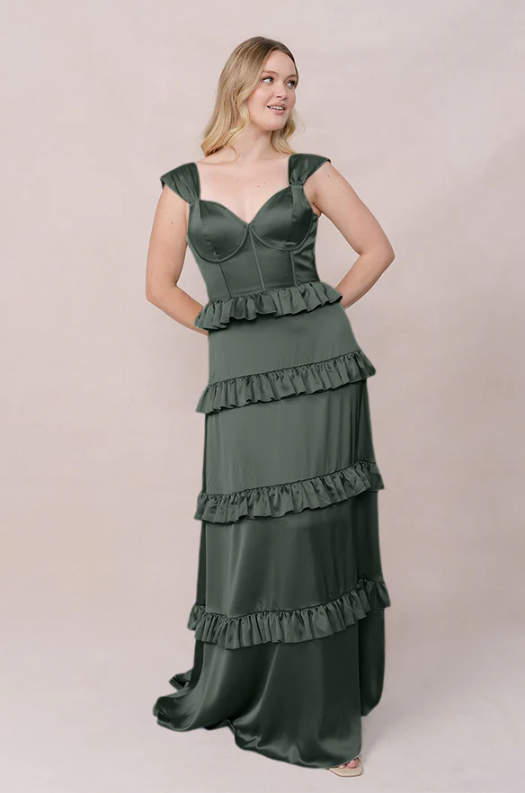 Sloane Satin Dress | Made To Order - Image 73