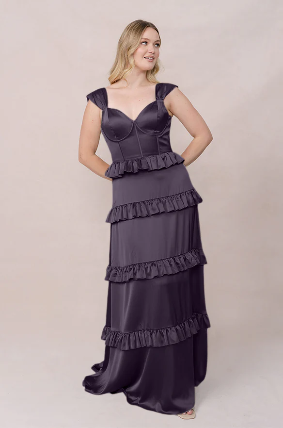 Sloane Satin Dress | Made To Order - Image 79
