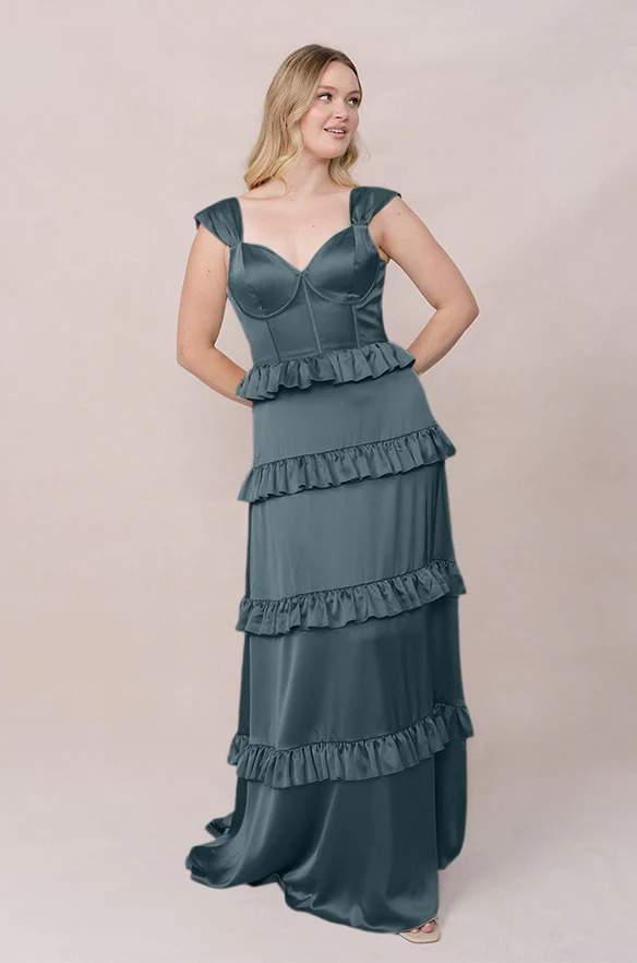 Sloane Satin Dress | Made To Order - Image 83