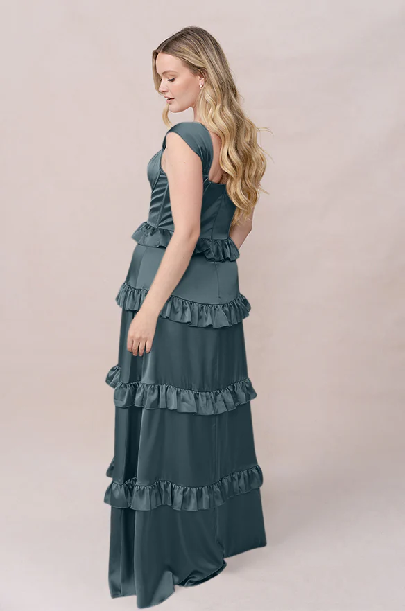 Sloane Satin Dress | Made To Order - Image 84