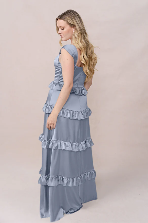 Sloane Satin Dress | Made To Order - Image 86