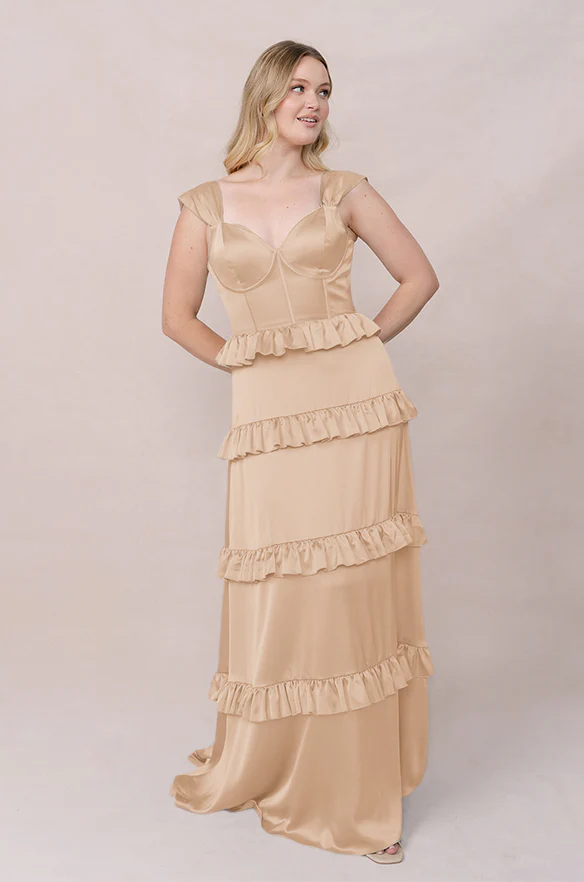 Sloane Satin Dress | Made To Order - Image 93