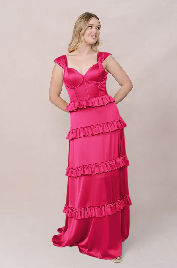 Sloane Satin Dress | Made To Order - Image 95