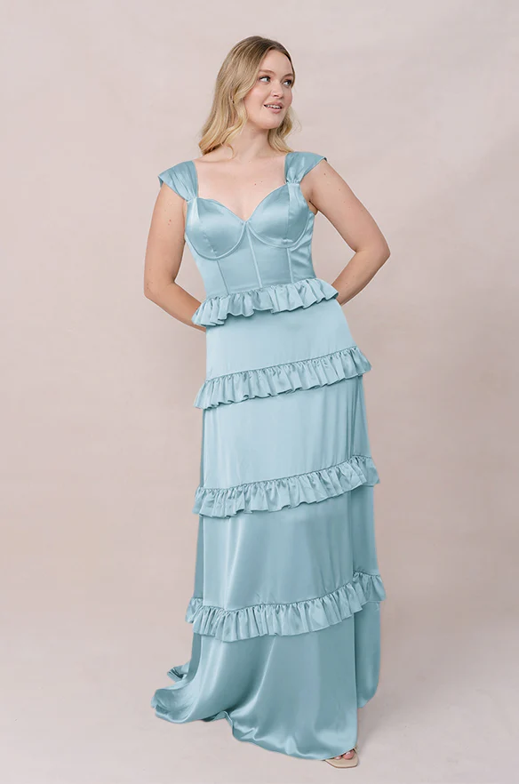 Sloane Satin Dress | Made To Order - Image 99