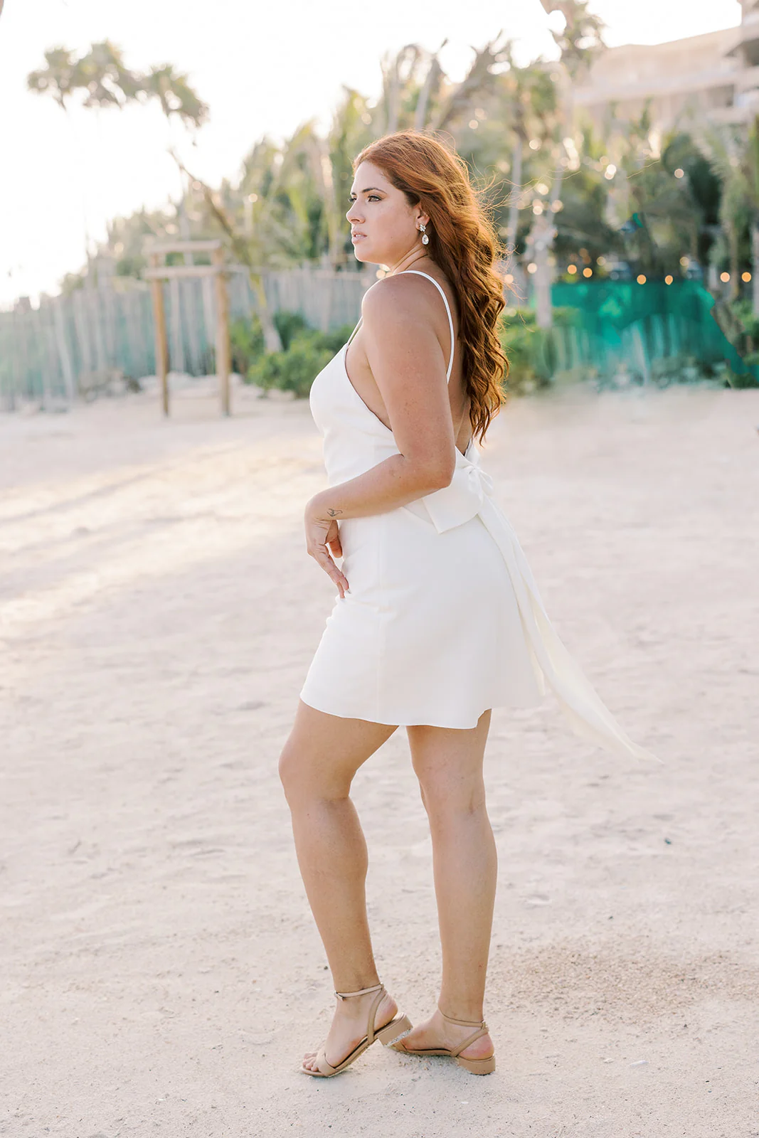 Steph Crepe Mini Dress | Ready To Ship - Image 8