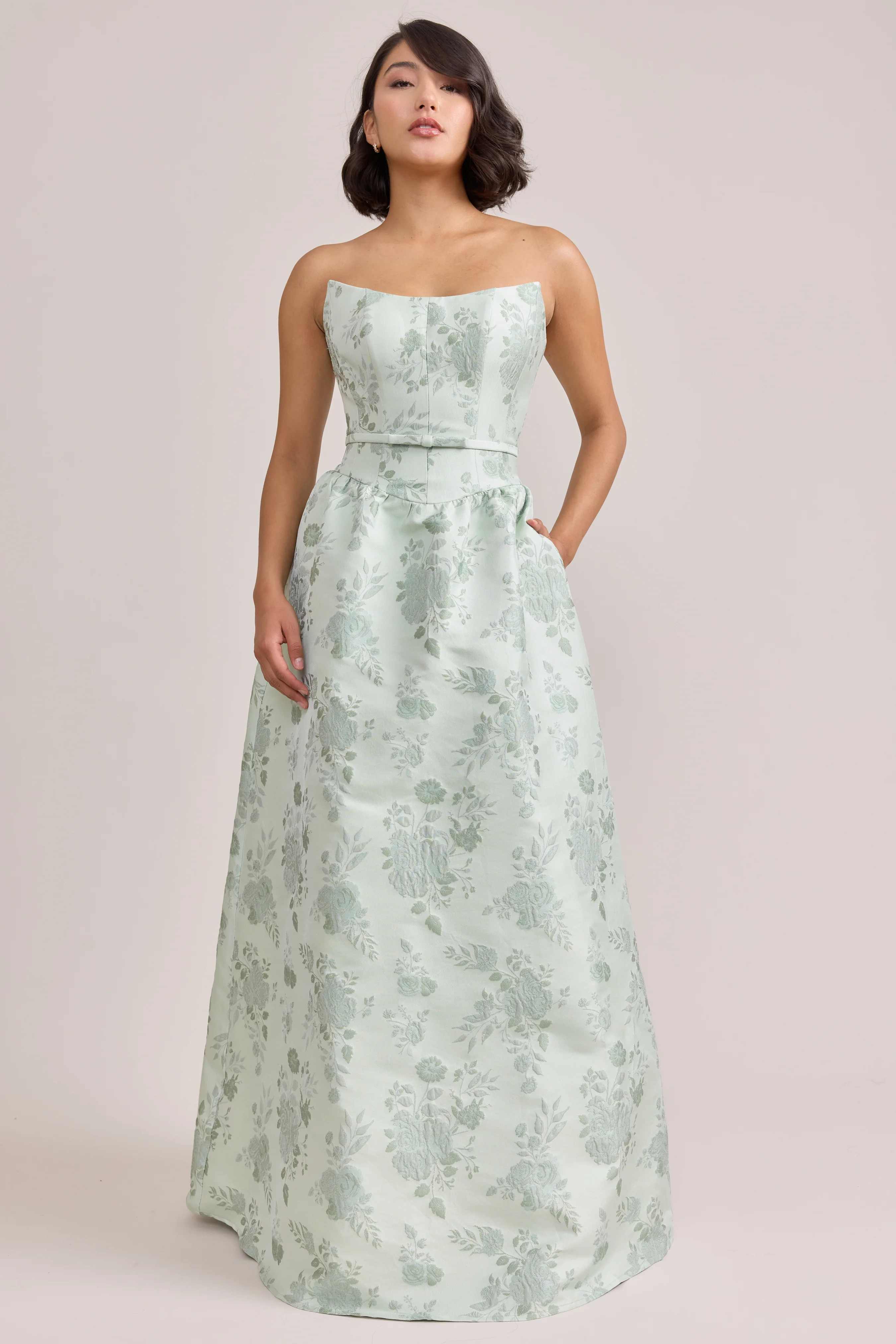 Sutton Jacquard Dress | Made To Order - Image 22