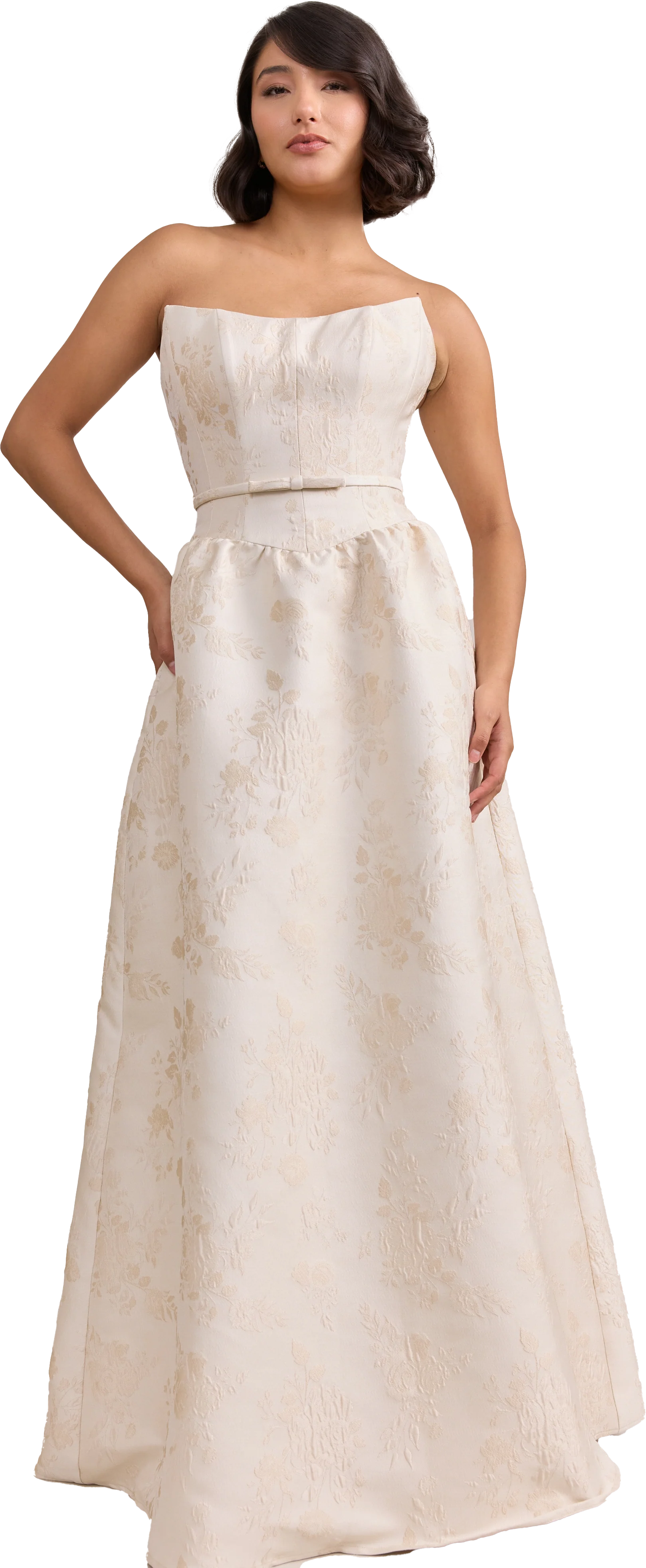 Sutton Jacquard Dress | Made To Order - Image 31