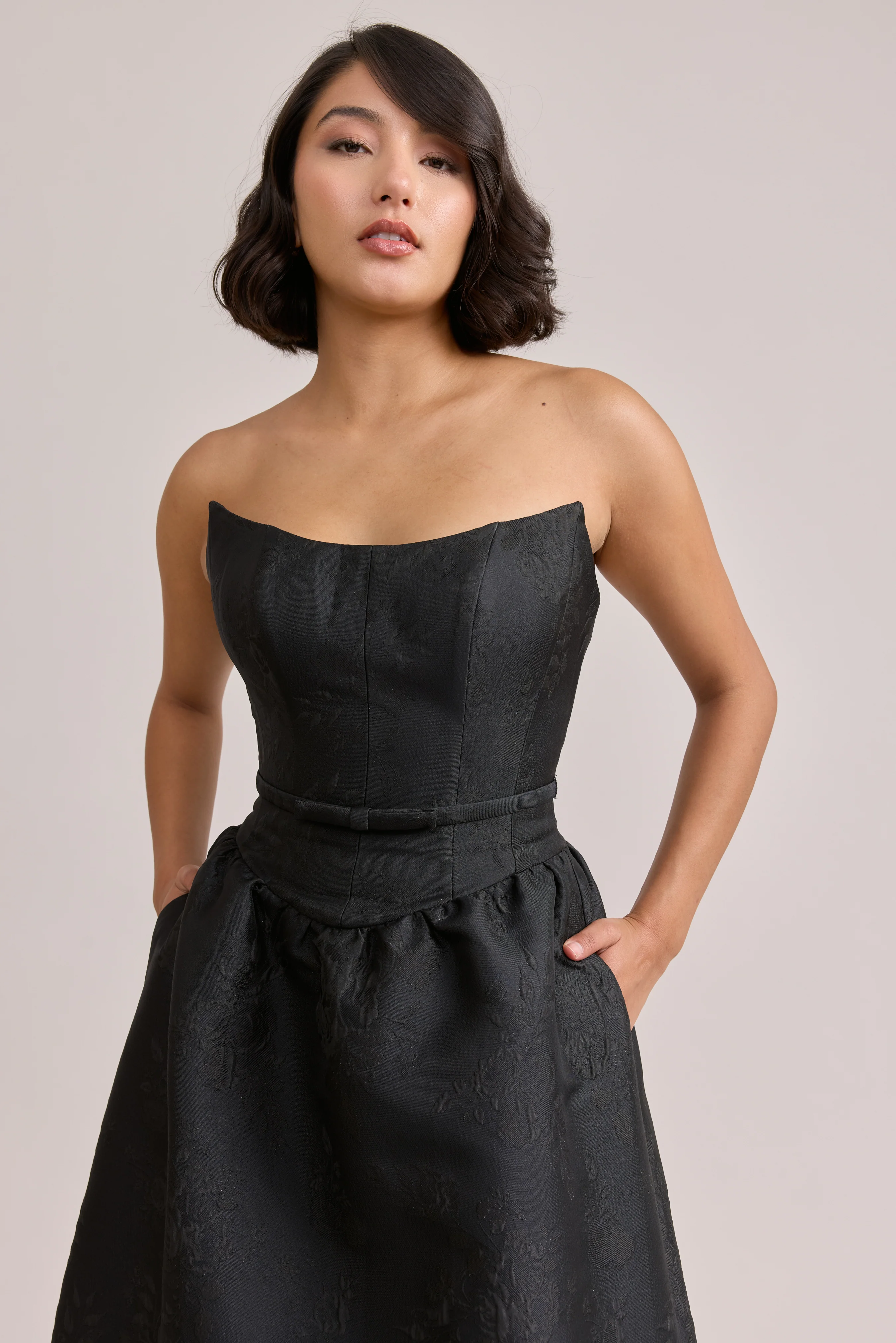 Sutton Jacquard Dress | Made To Order - Image 6