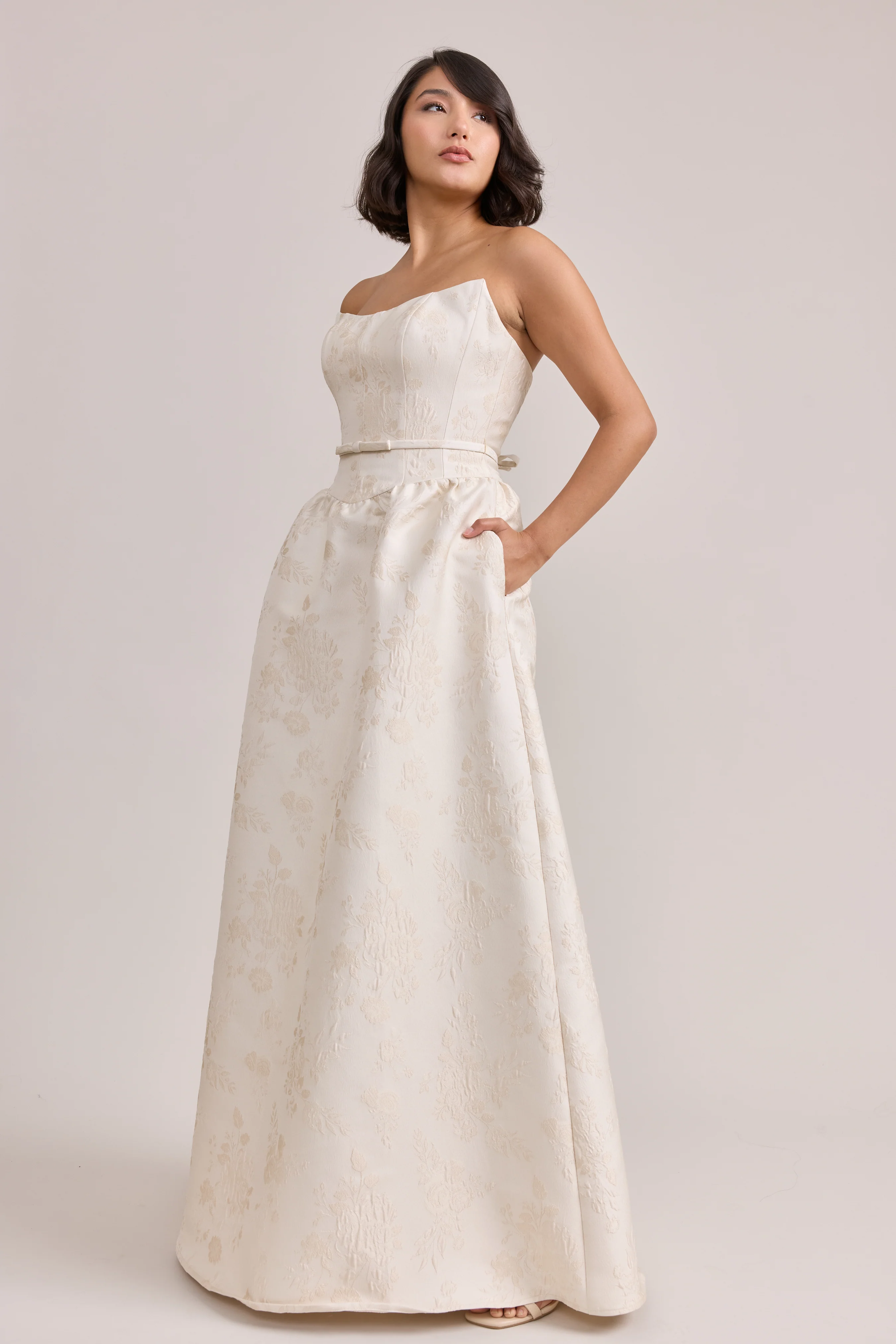 Sutton Jacquard Dress | Made To Order - Image 8