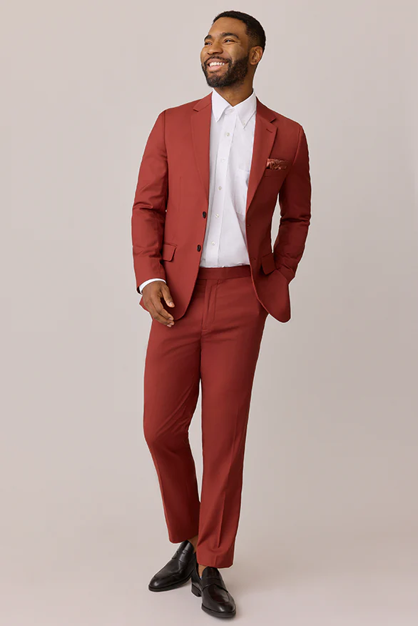 Terracotta Rust Jacket | Made To Order - Image 3