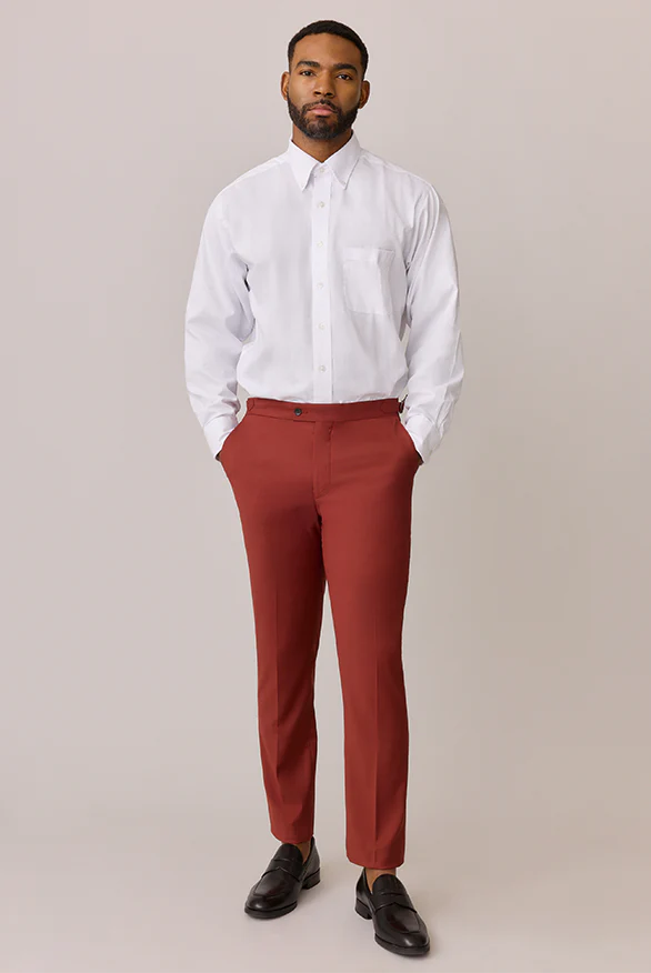 Terracotta Rust Pants | Made To Order - Image 3