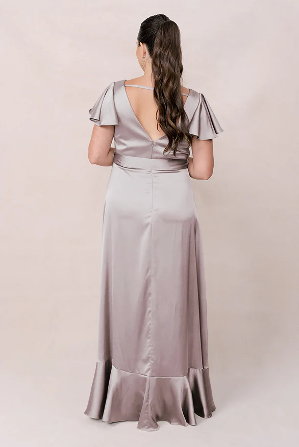 Thalia Satin Dress | Made To Order - Image 102