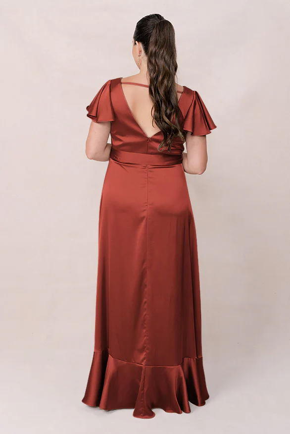 Thalia Satin Dress | Made To Order - Image 104