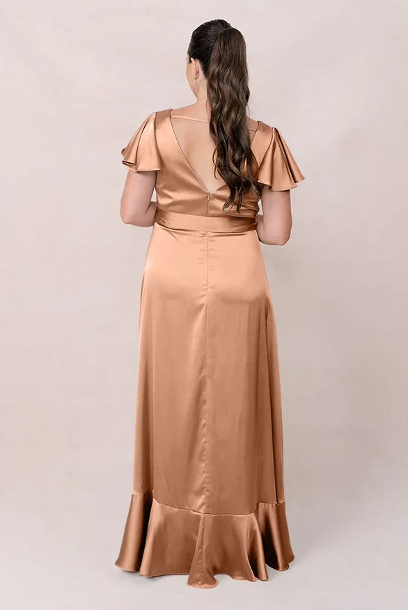 Thalia Satin Dress | Made To Order - Image 106