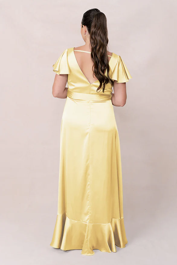Thalia Satin Dress | Made To Order - Image 110